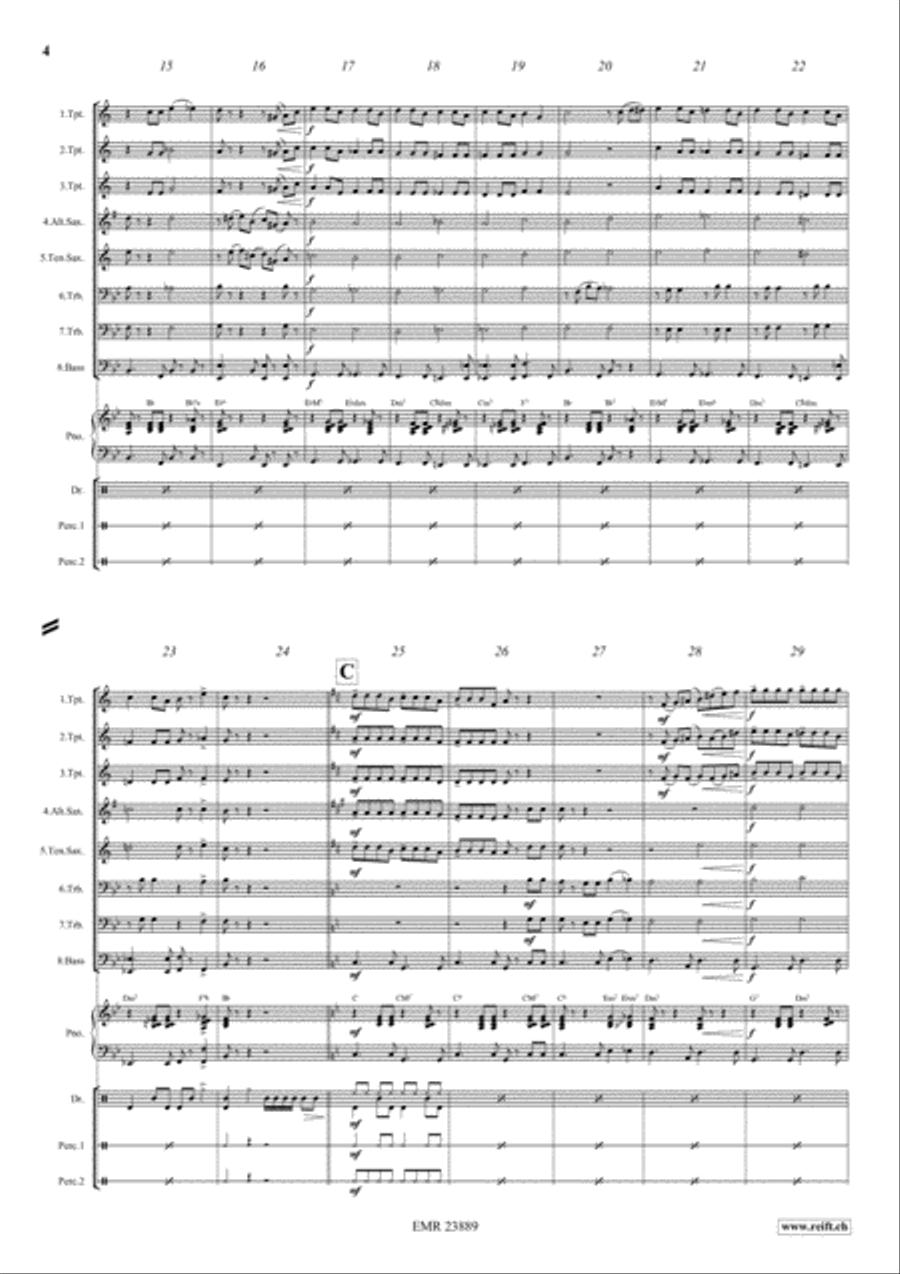 Cha Cha - Cuba Libre Cha Cha - Cuba Libre Saxophone scores gallery preview page 4