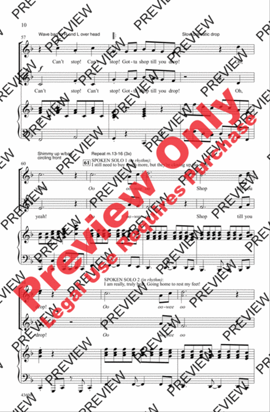 Shop Till You Drop! 2-Part scores gallery preview page 9