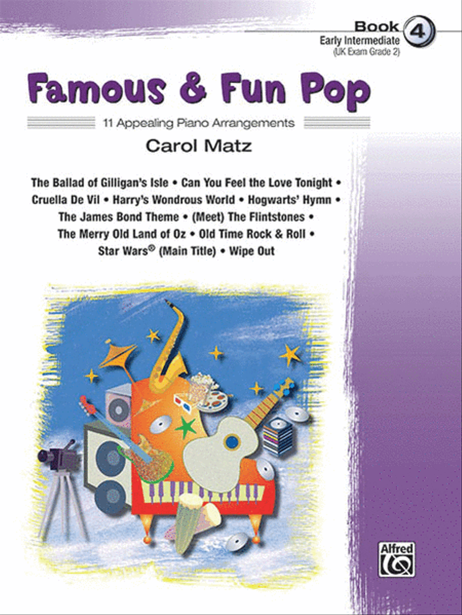Famous & Fun Pop, Book 4 Famous & Fun Pop, Book 4 Piano Method scores gallery preview page 1