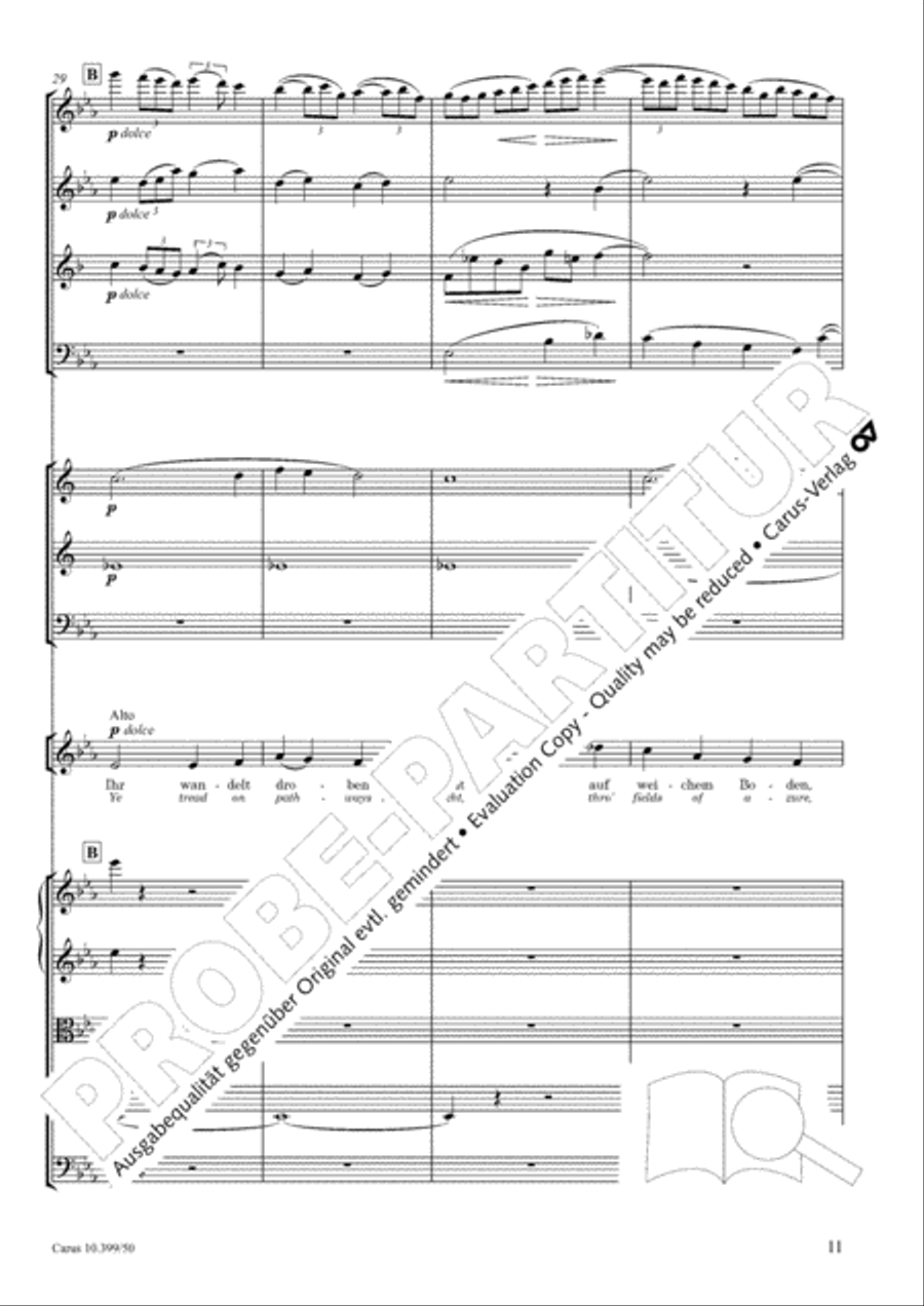 Schicksalslied, Op. 54 Choir scores gallery preview page 12