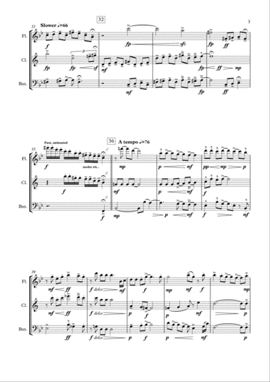 The Potter's Hand Woodwind Trio scores gallery preview page 4