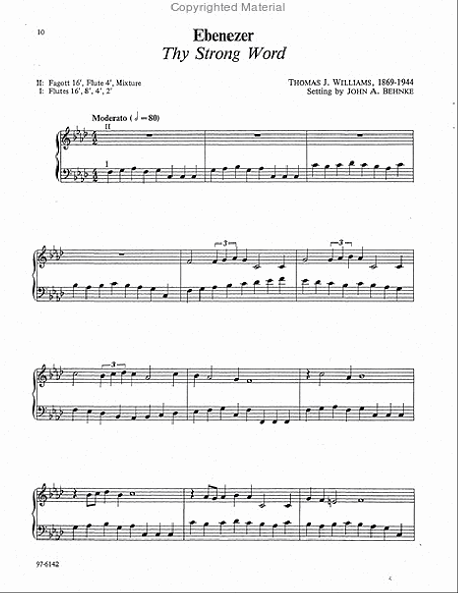 7 Hymn Preludes Organ scores gallery preview page 3