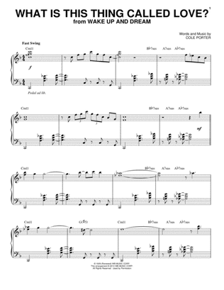 What Is This Thing Called Love? [Jazz version] (arr. Brent Edstrom)