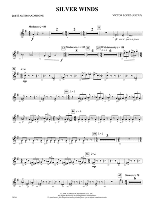 Silver Winds: 2nd E-flat Alto Saxophone