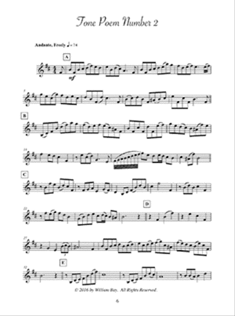 Trumpet Tone Poems Bugle scores gallery preview page 2