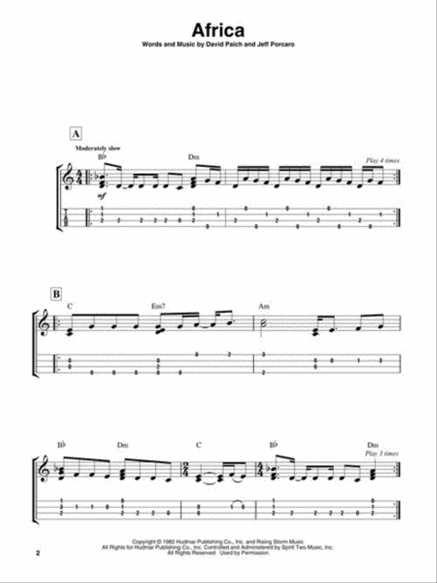 First 50 Songs You Should Play on Solo Ukulele Ukulele scores gallery preview page 5