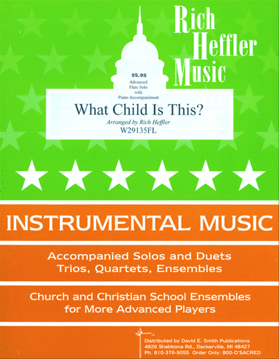 What Child Is This? Flute Solo scores gallery preview page 1