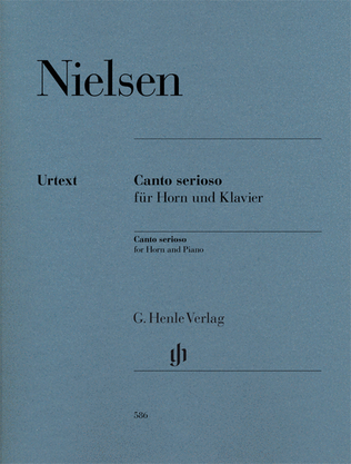 Book cover for Canto Serioso for Horn and Piano