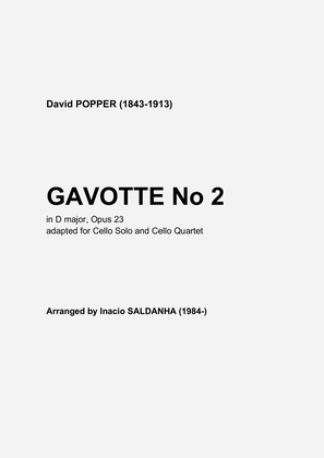 Gavotte n°2 in D major, op. 23.