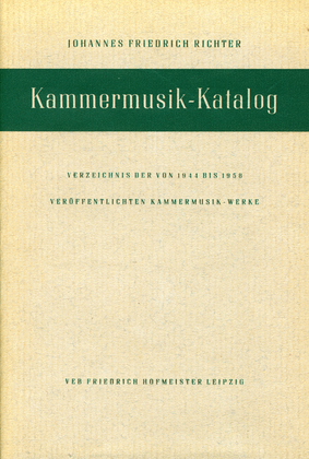 Kammermusik-Katalog (1945-1958), Ln.