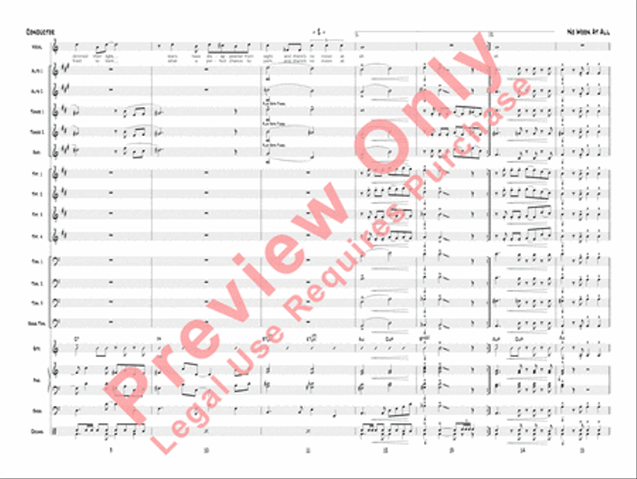 No Moon at All Jazz Ensemble scores gallery preview page 5