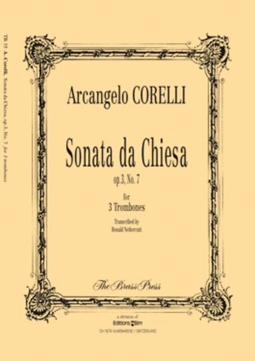 Sonata Da Chiesa Op 3 No 7 Trombone Trio