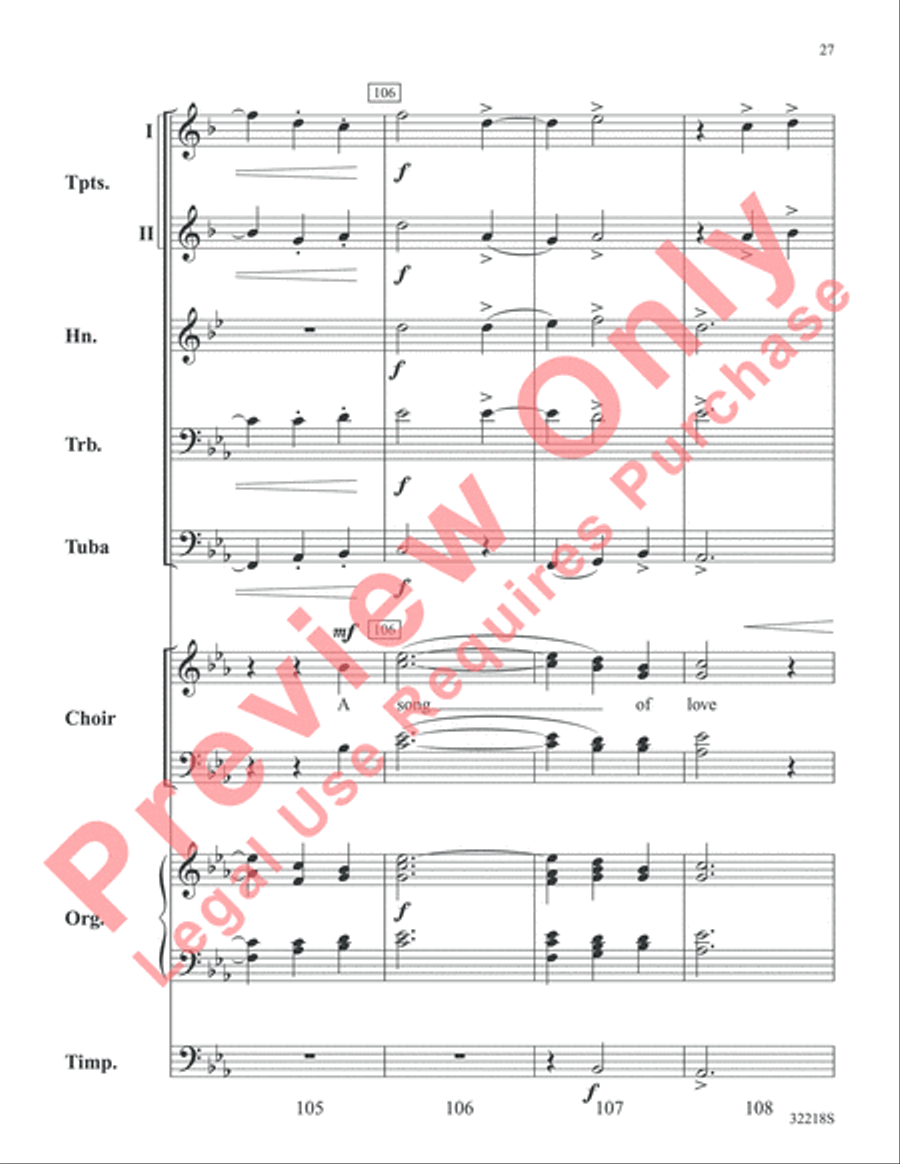 Awake, My Heart Choir scores gallery preview page 28