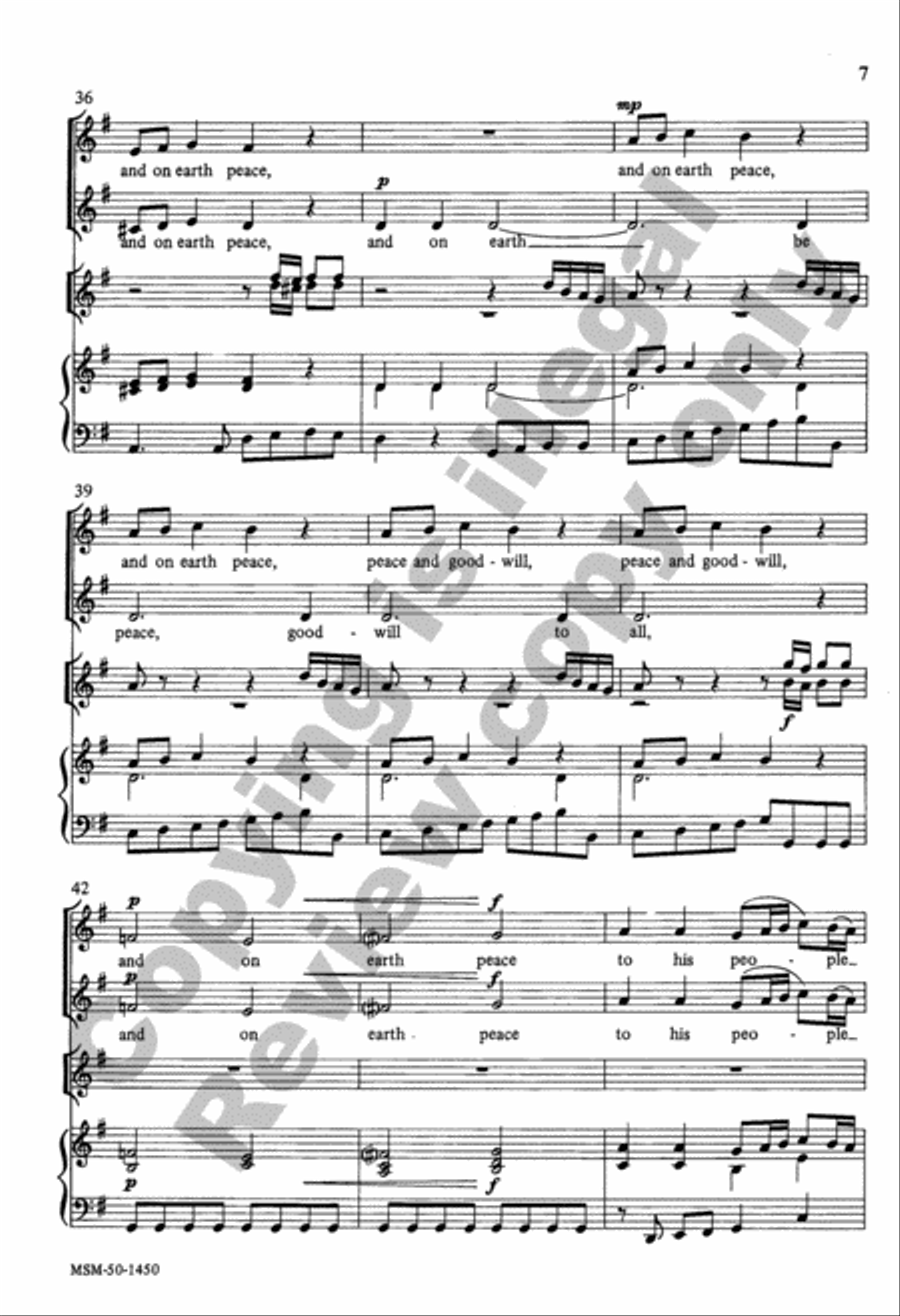 Glory to God 3-Part scores gallery preview page 7