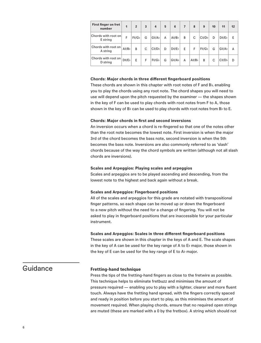 LCME Acoustic Guitar Handbook Grade 7 2020 Acoustic Guitar scores gallery preview page 6
