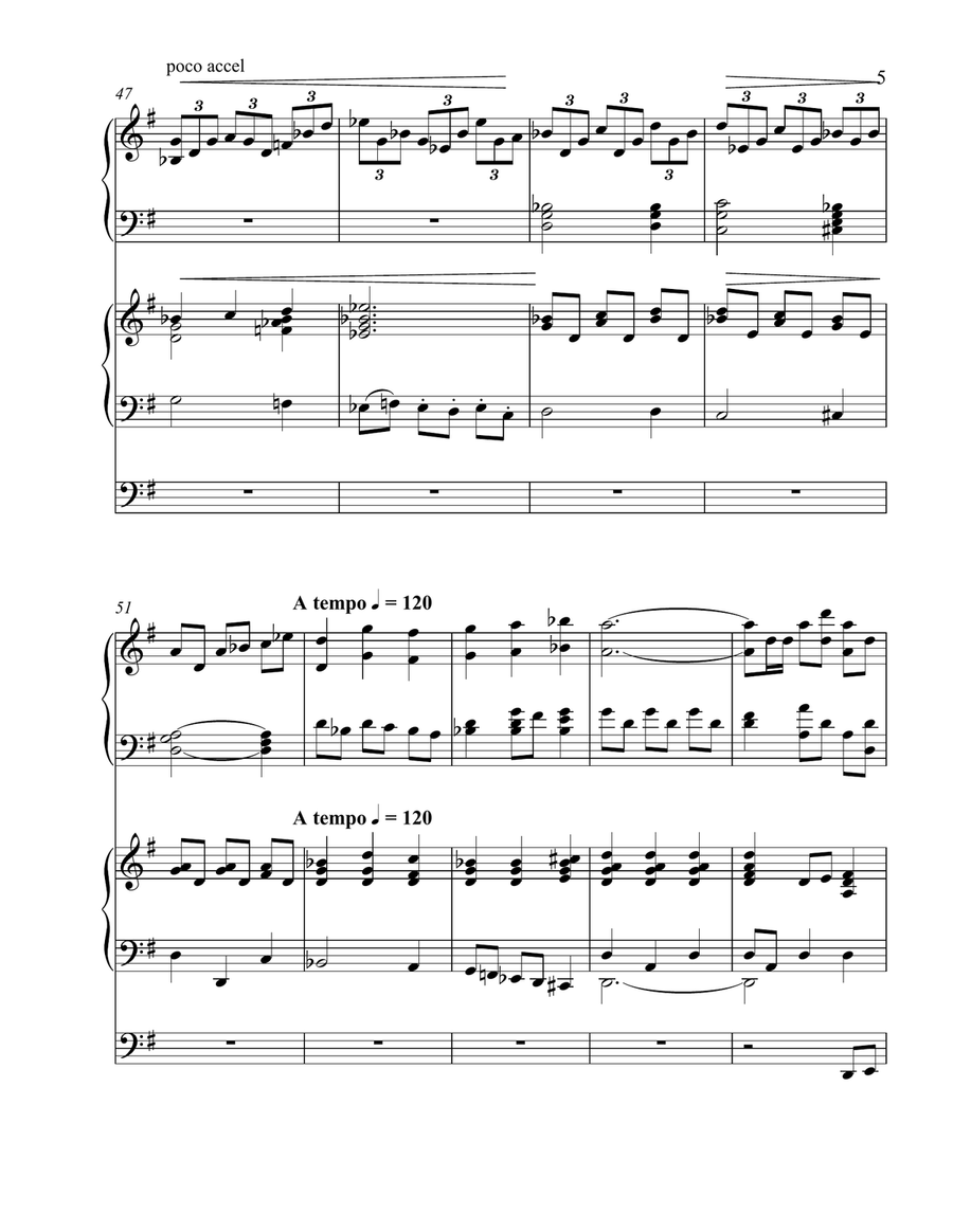 Praise To The Lord, The Almighty Score and Parts scores gallery preview page 5