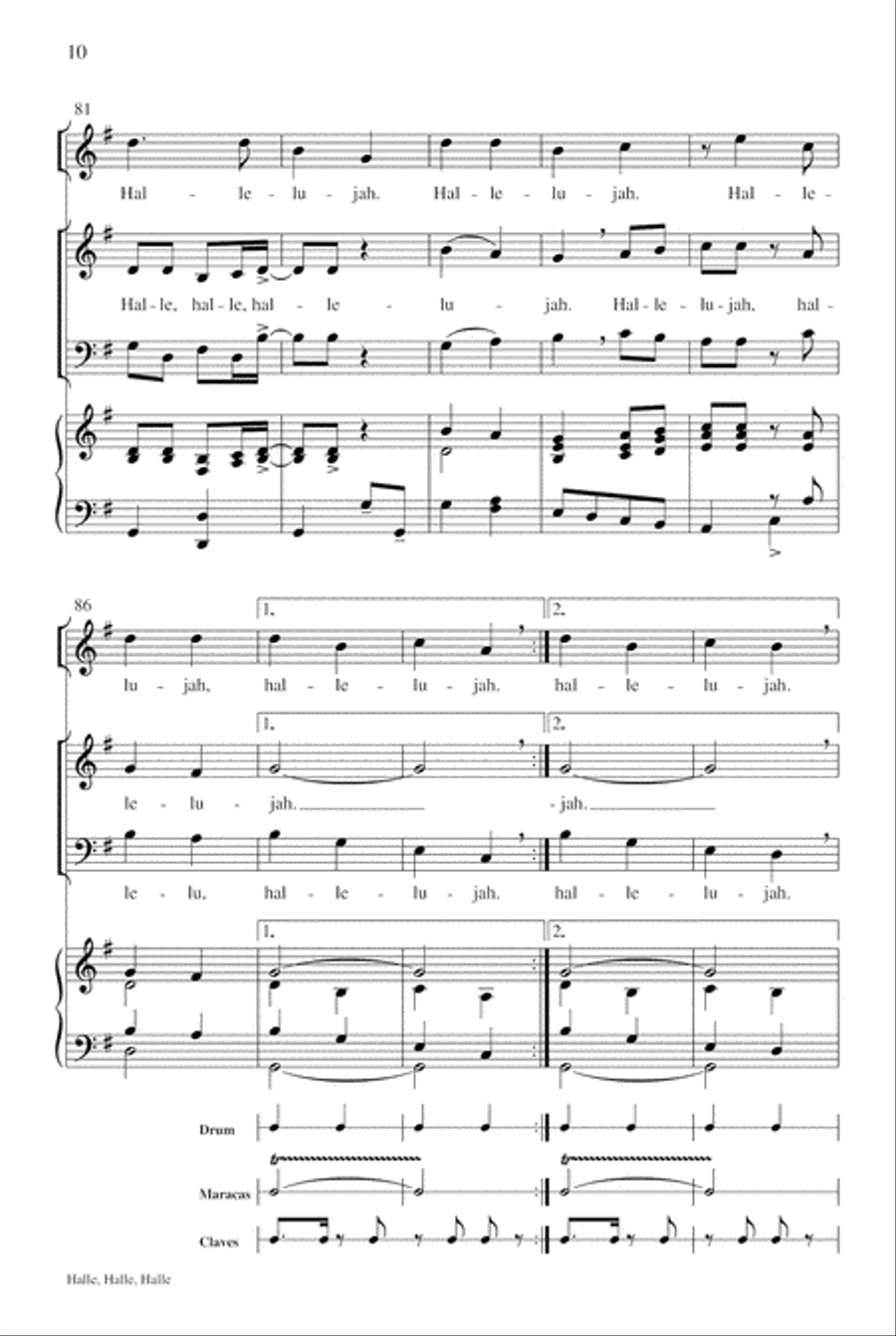 Halle, Halle 4-Part scores gallery preview page 11