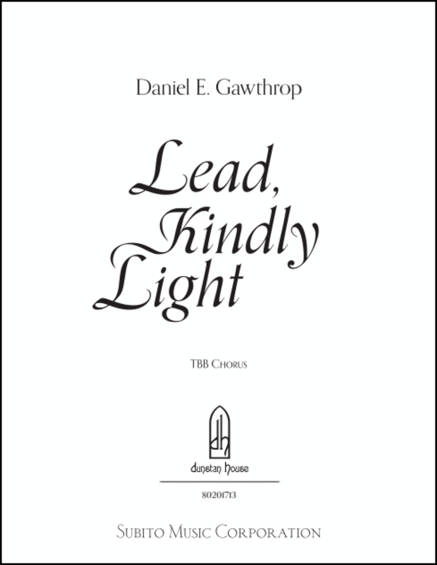 Lead, Kindly Light Lead, Kindly Light 3-Part scores gallery preview page 1