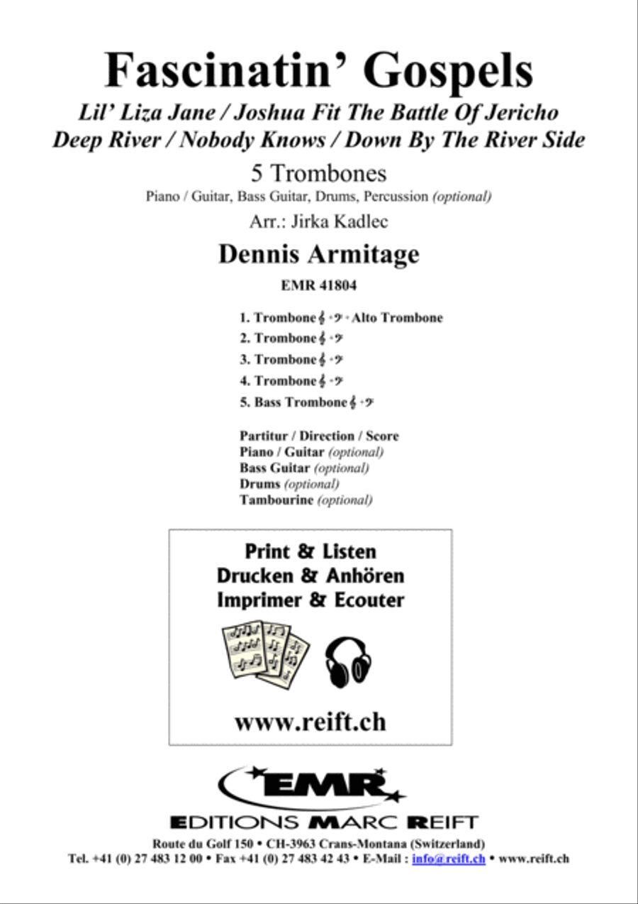 Fascinatin' Gospels Fascinatin' Gospels Trombone scores gallery preview page 2