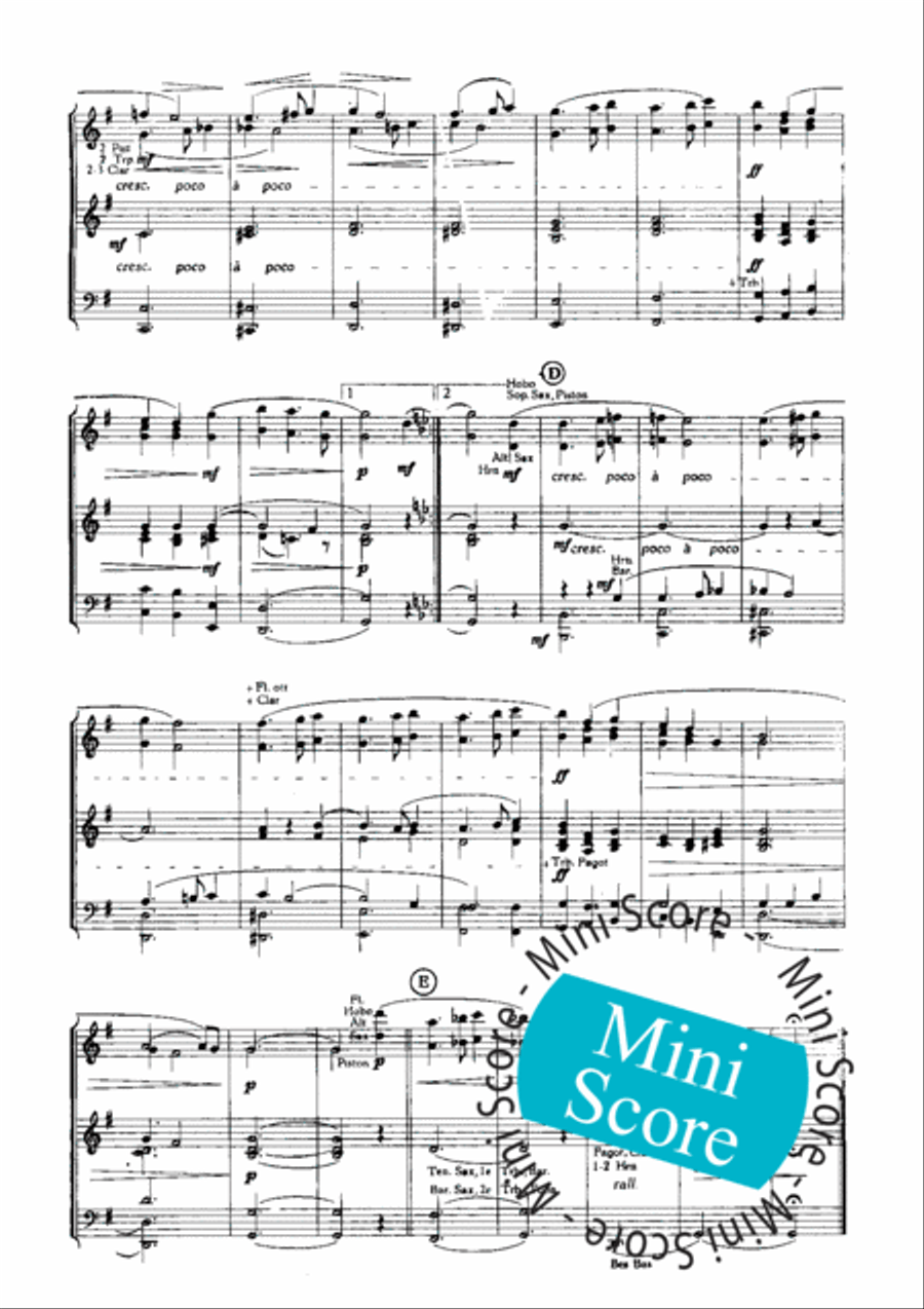 Aria Aria Concert Band scores gallery preview page 5