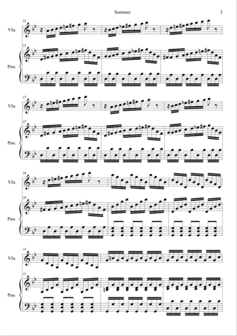 The Four Seasons: Summer 3rd Movement 