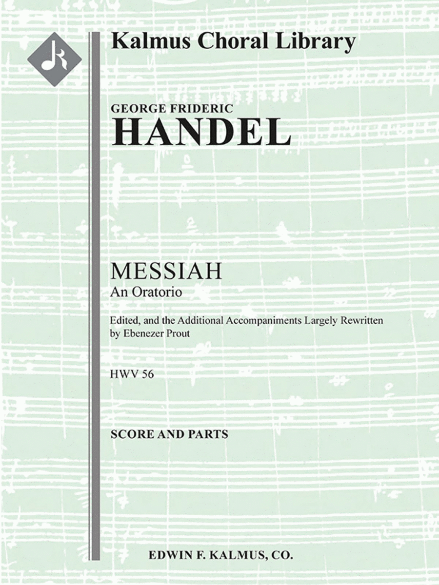 Messiah, HWV 56 (complete, Prout Edition) 4-Part scores gallery preview page 1