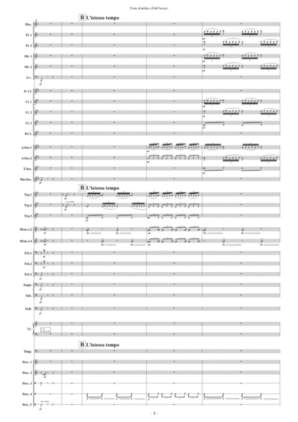 Feux d'artifice (Fireworks) [Arrangement for concert band] - Score Only image number null