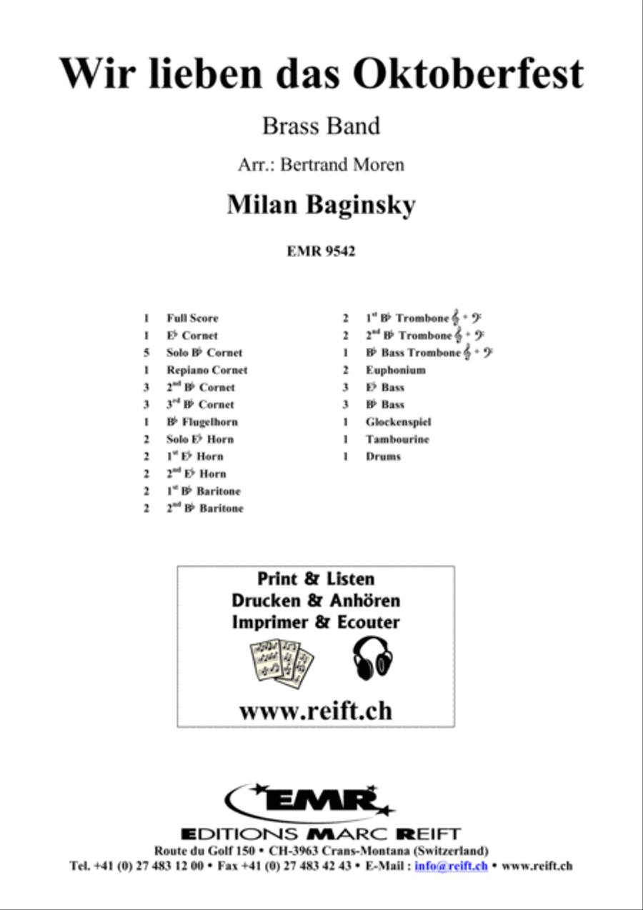 Wir lieben das Oktoberfest Brass Band scores gallery preview page 2