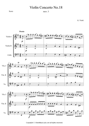 Viotti Violin Concerto No. 18 in E Minor III.Presto