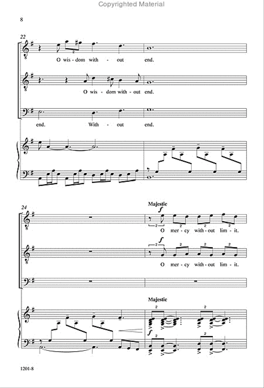 O Burning Mountain - TTB/TBB Octavo TTB scores gallery preview page 7