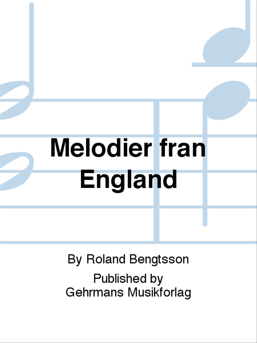 Melodier fran England Guitar scores gallery preview page 1