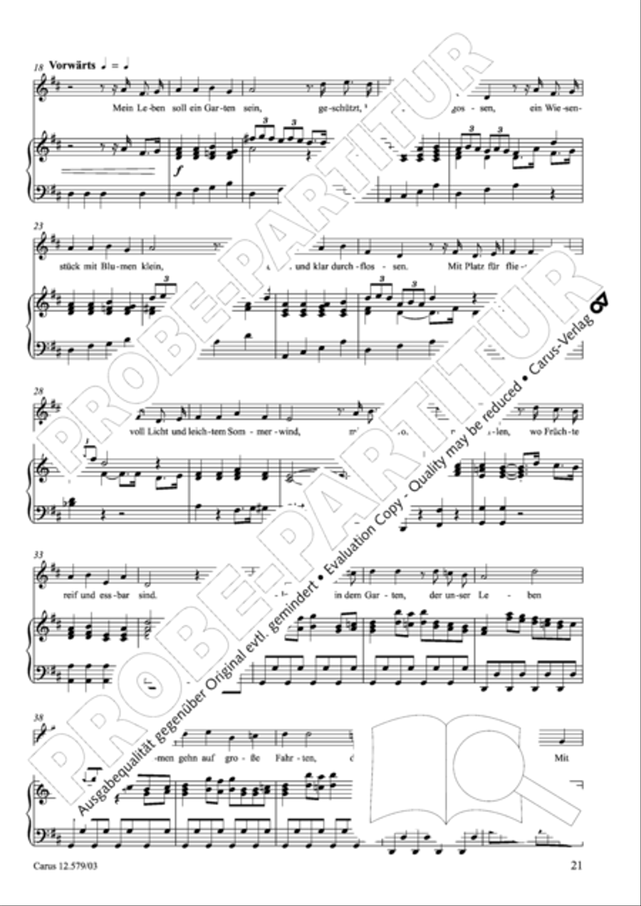 Der Garten des Riesen Children's Choir scores gallery preview page 22