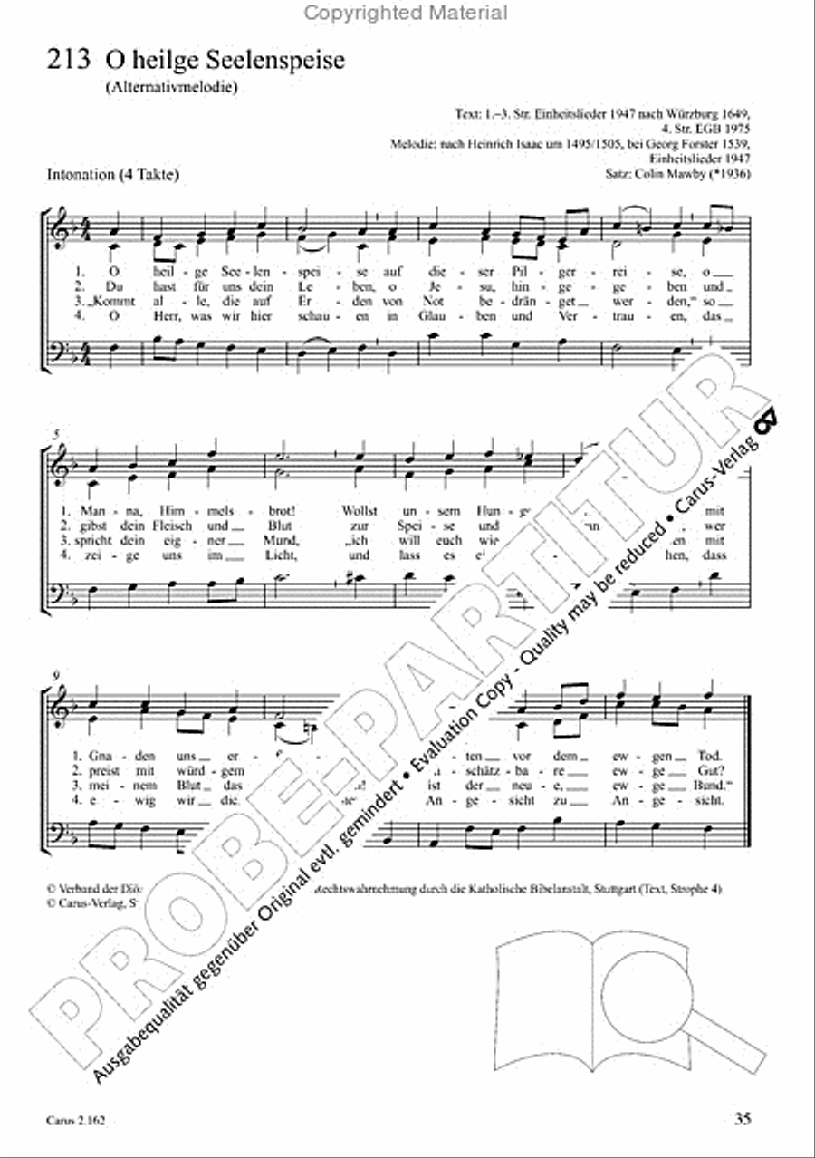 Chorbuch Gotteslob SAM 3-Part scores gallery preview page 36