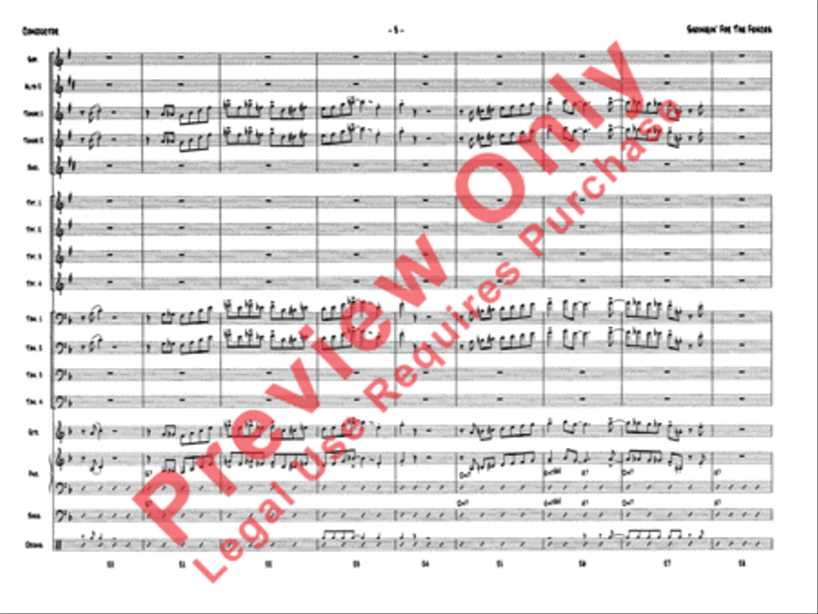 Swingin' for the Fences Jazz Ensemble scores gallery preview page 5