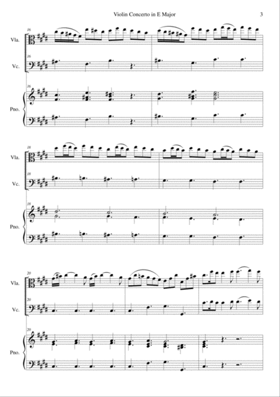 The Four Seasons - Spring 3rd Movement Cello scores gallery preview page 3