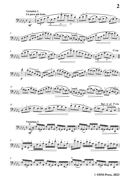 Merk-Exercise No.20,Op.11 No.20,from '20 Exercises,Op.11',for Cello image number null