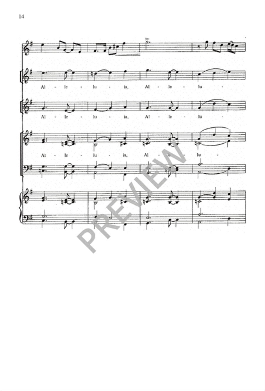 A Mass of Life 4-Part scores gallery preview page 14