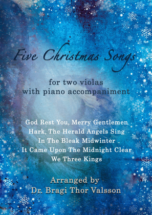 Five Christmas Songs - two Violas with Piano accompaniment