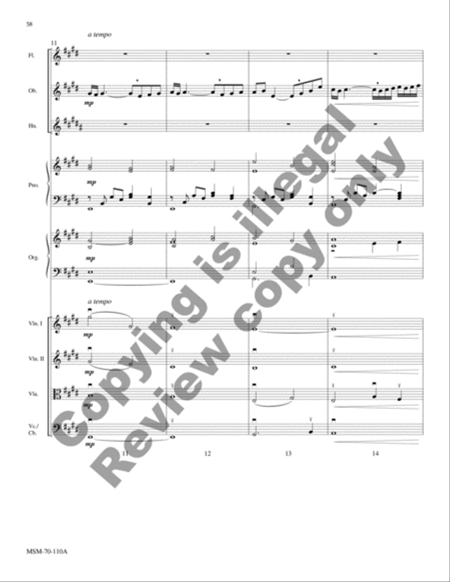 A Carol Suite (Chamber Orchestra Score) Choir scores gallery preview page 18