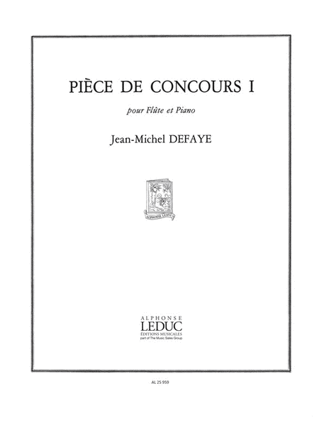 Piece De Concours No.1 (flute & Piano)