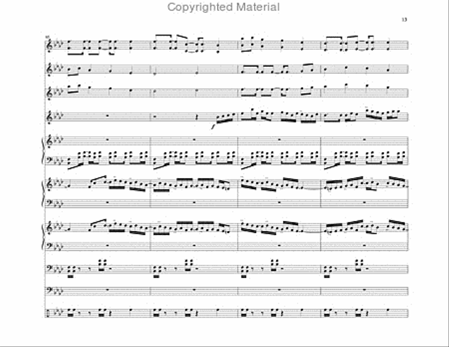 Hold Fast Percussion Ensemble scores gallery preview page 14