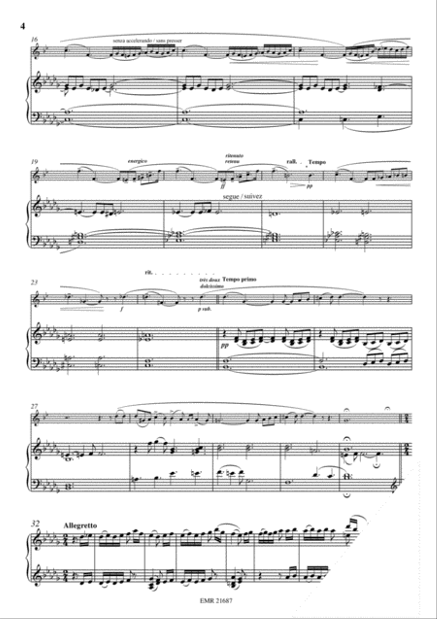 Andante et Allegretto Horn scores gallery preview page 4