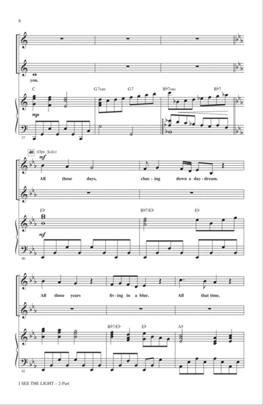 I See The Light (from Tangled) (arr. Mac Huff) 2-Part scores gallery preview page 5