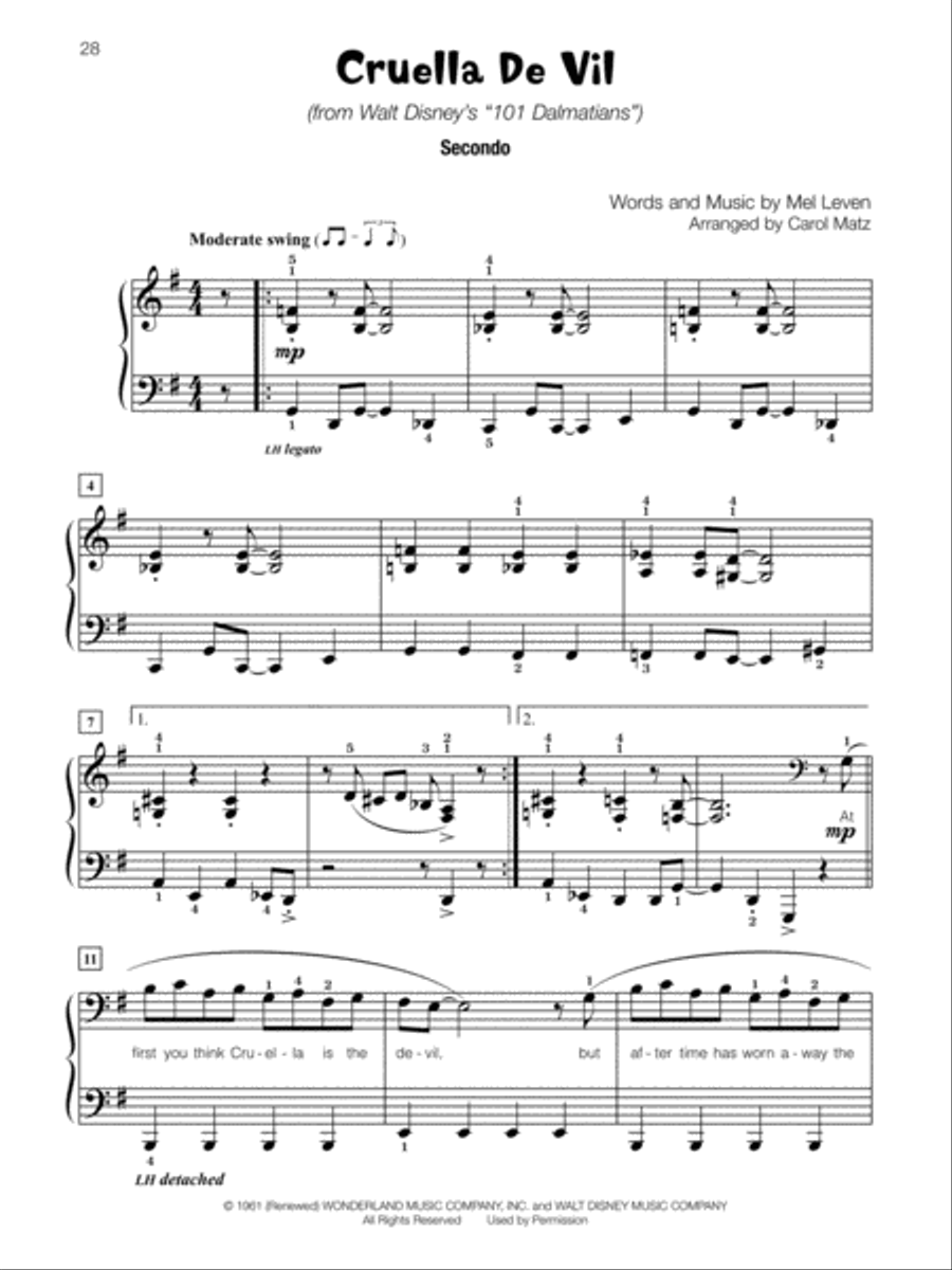 Famous & Fun Pop Duets, Book 5 Small Ensemble scores gallery preview page 7