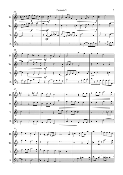 Jenkins Fantasia 5 for recorder quartet image number null