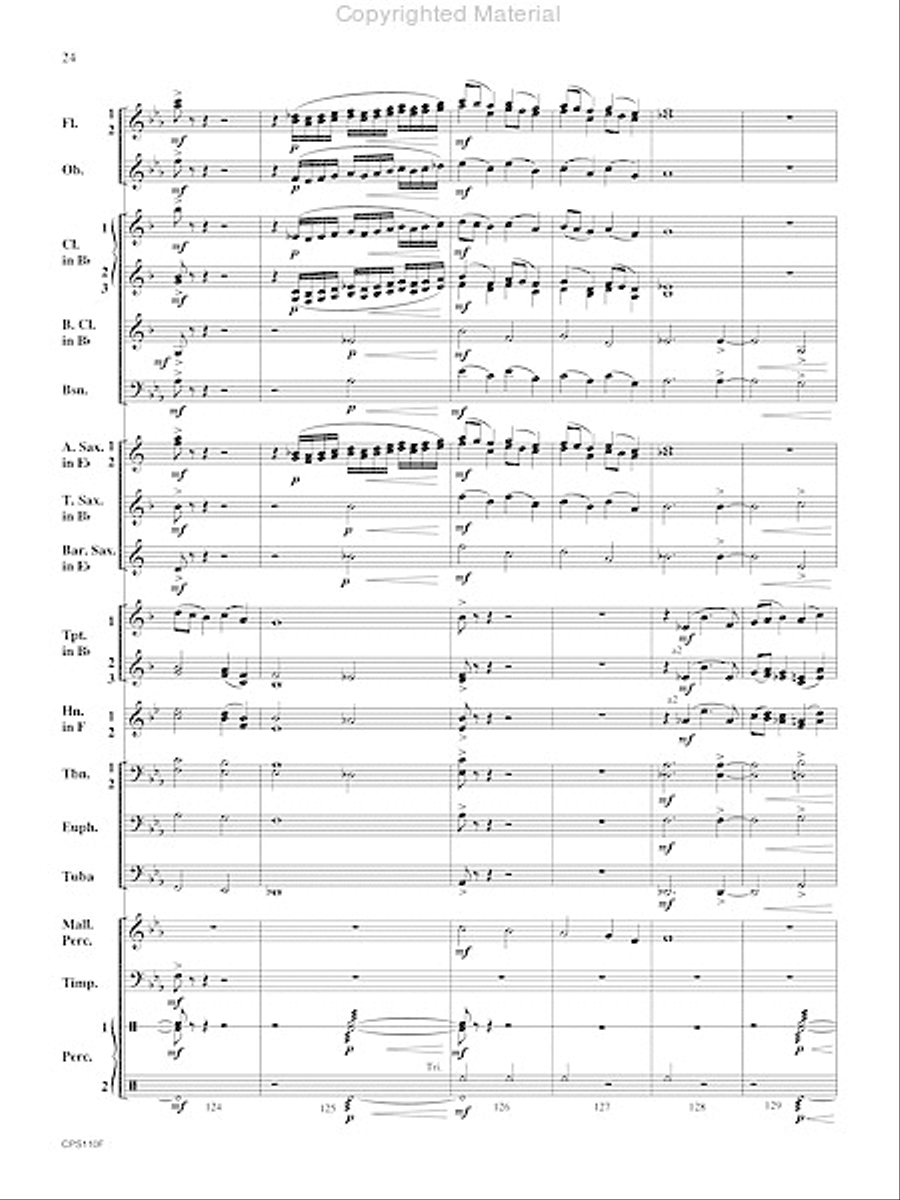 Mystic Portal Concert Band scores gallery preview page 25