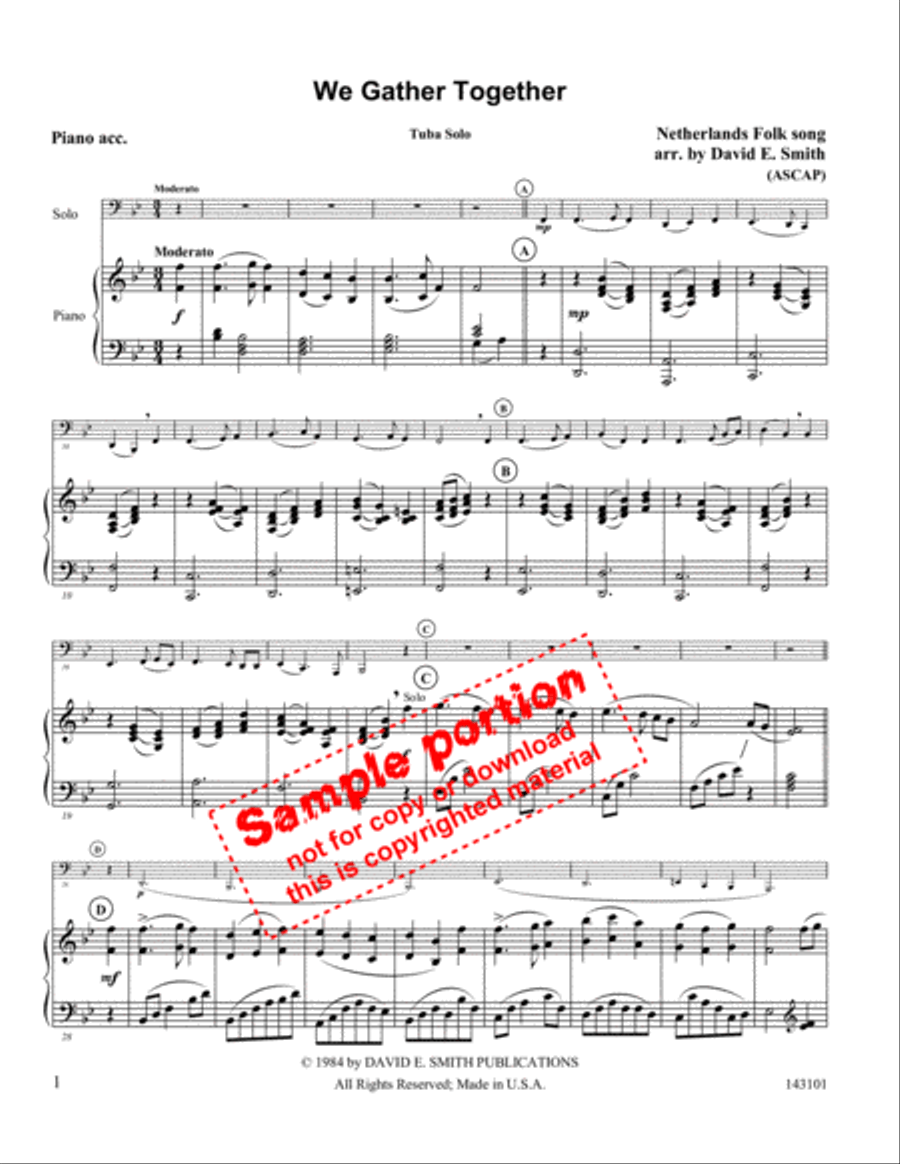 We Gather Together We Gather Together Flute scores gallery preview page 2