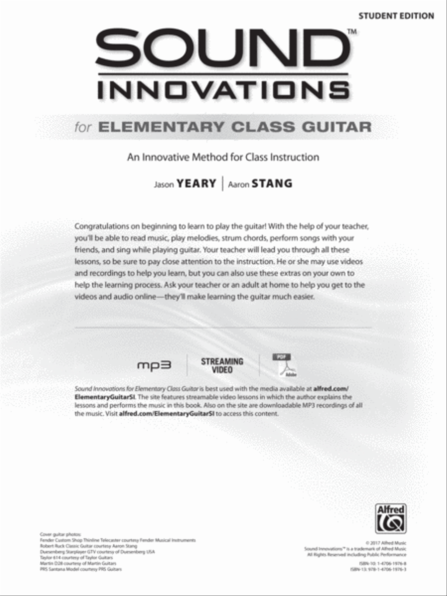 Sound Innovations for Elementary Class Guitar Guitar scores gallery preview page 2