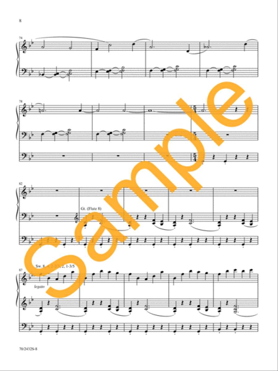 An Array of Voluntaries Organ Solo scores gallery preview page 7