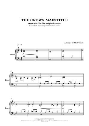 Book cover for The Crown Main Theme